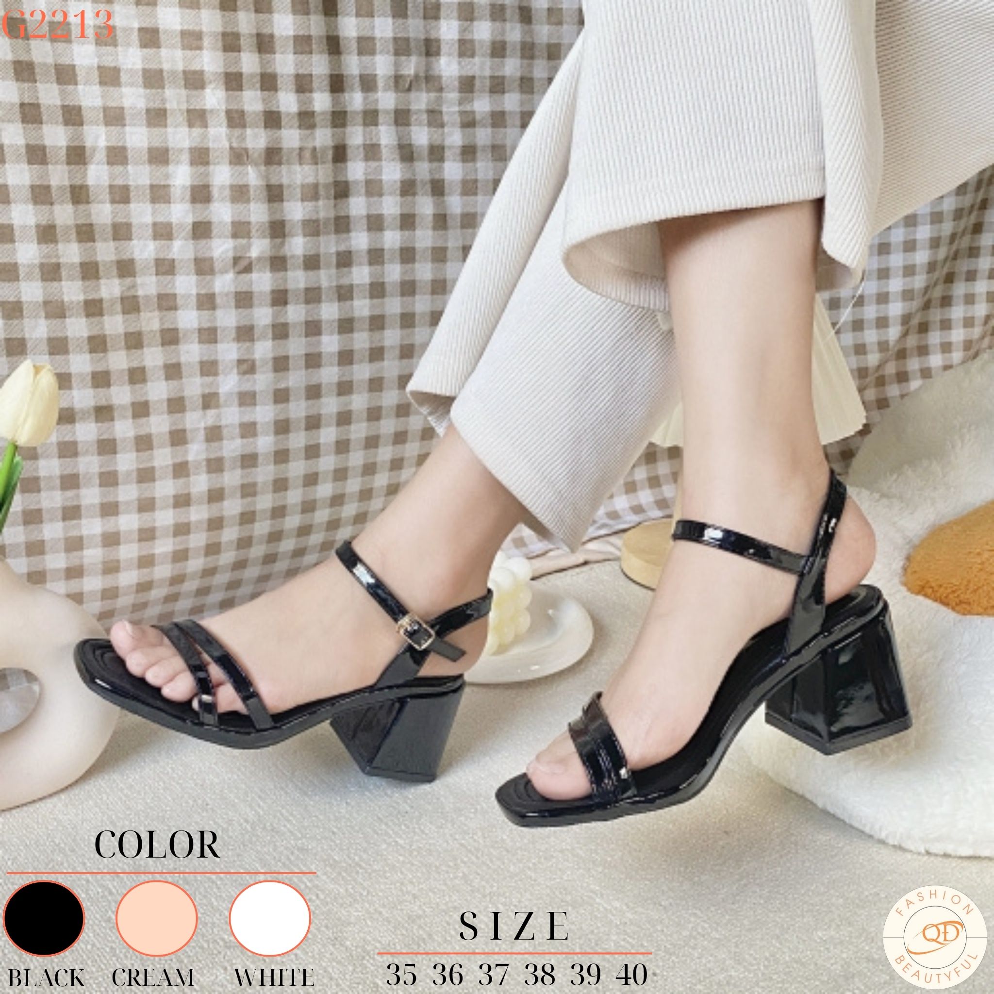 Sandal cao gót - Mã Đặt Hàng G2213