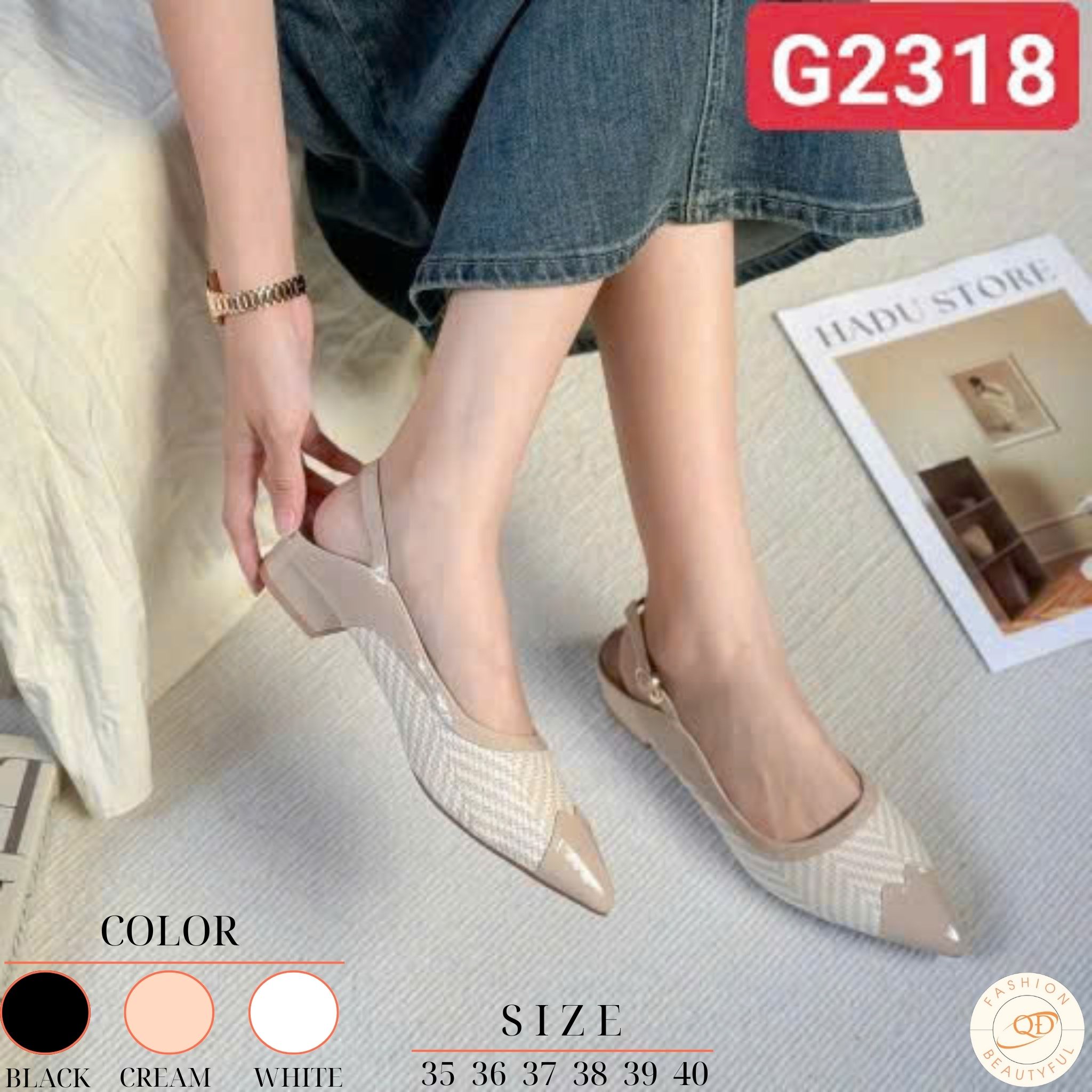 Sandal bít mũi - Mã Đặt Hàng G2318